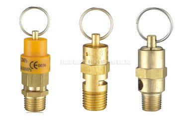 Type de soupape de sécurité en laiton RSV à ressort ouvert de 1,35 MPa 1/8" - 2" PT pour compresseur d'air