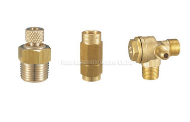 Valve pneumatique en laiton d'égouttoir d'accessoires, valve déchargée, valve de commande de puissance, clapet anti-retour de compresseur d'air
