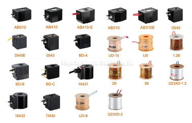 Bobines de vanne électromagnétique d'air pour la valve bi-directionnelle à deux positions DC24V AC220V de l'eau